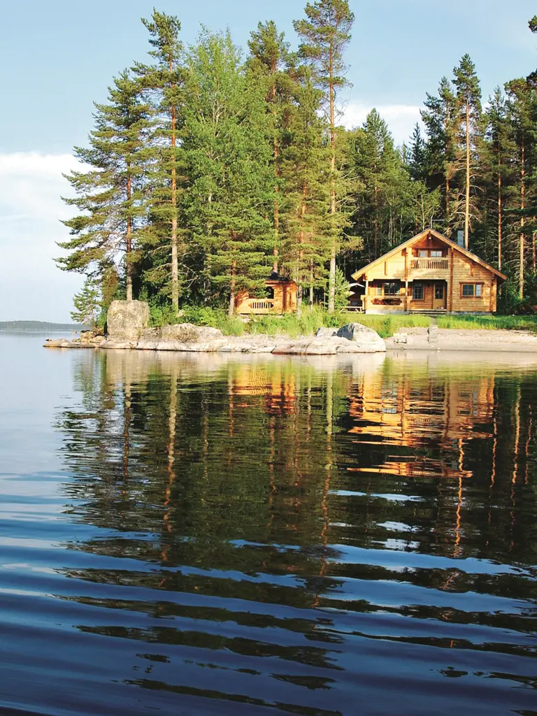 Blockhausferien in Finnland im Sommer